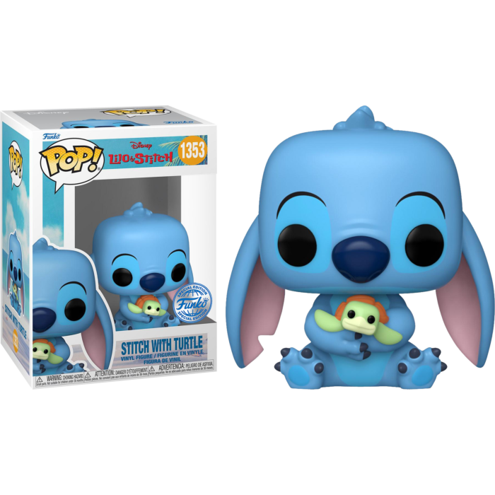 Lilo & Stitch - Stitch with Turtle Pop! Vinyl