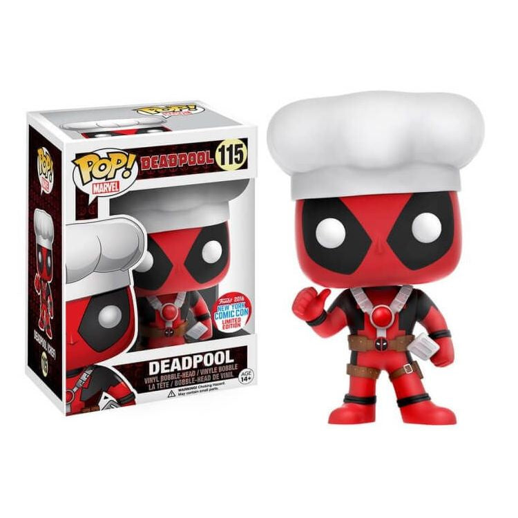 Deadpool - Chef Deadpool Movie 2016 NYCC Collectable Pop! Vinyl #115