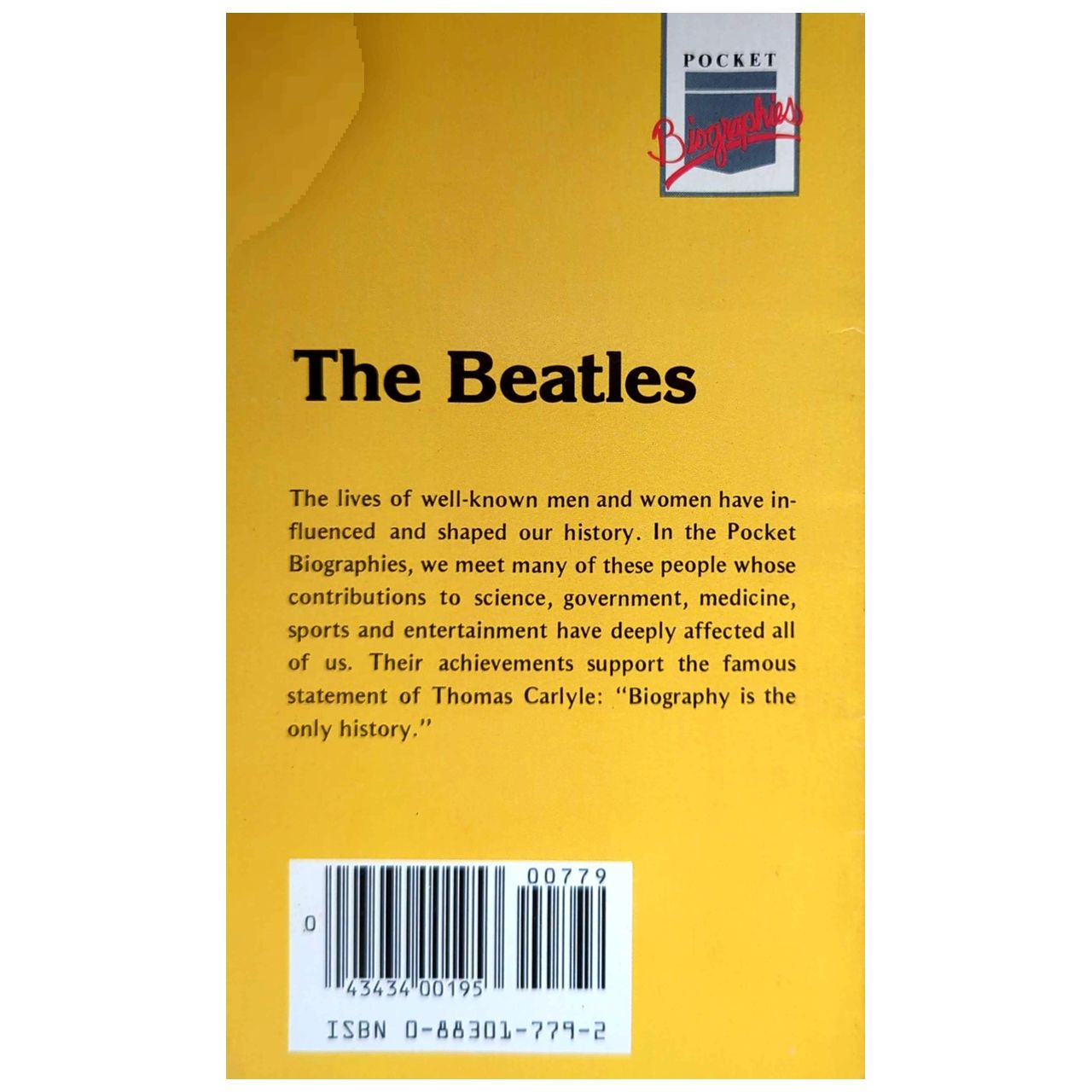 Academic Industries - Beatles Pocket Biography Paperback Book (1984)