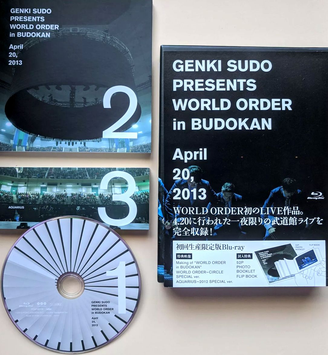 World Order – Genki Sudo Presents: World Order In Budokan Blu-Ray DVD Deluxe Box