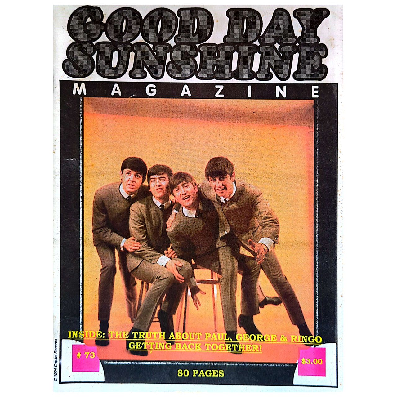 Good Day Sunshine - #73 1994 Capitol Records Beatles Magazine