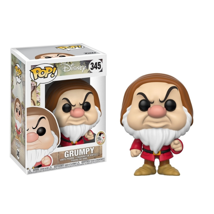 Snow White & The Seven Dwarfs (1937) - Grumpy Collectable Pop! Vinyl #345