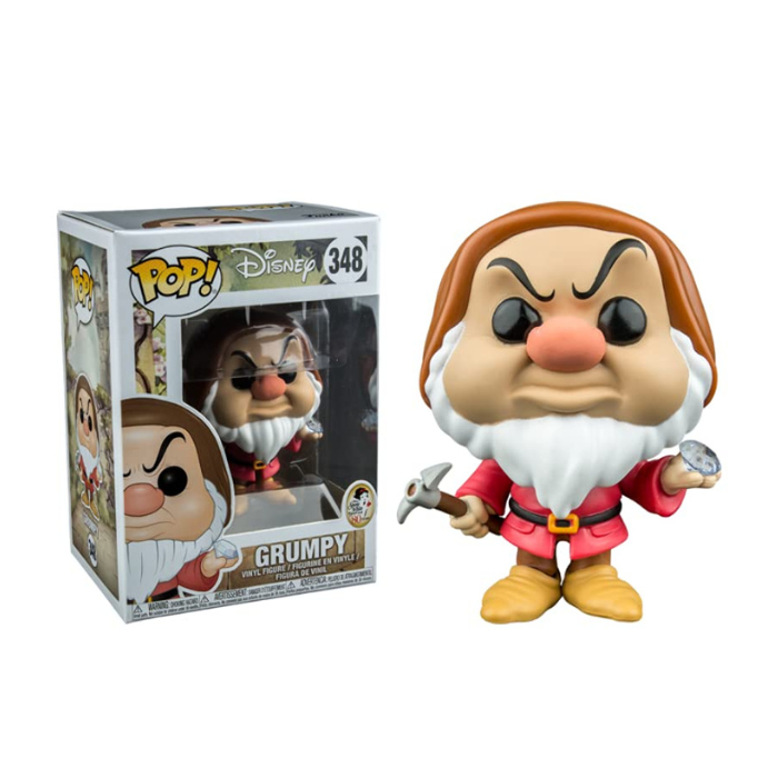 Snow White & the Seven Dwarfs - Grumpy Diamond  And Pick Collectable Pop! Vinyl  #348