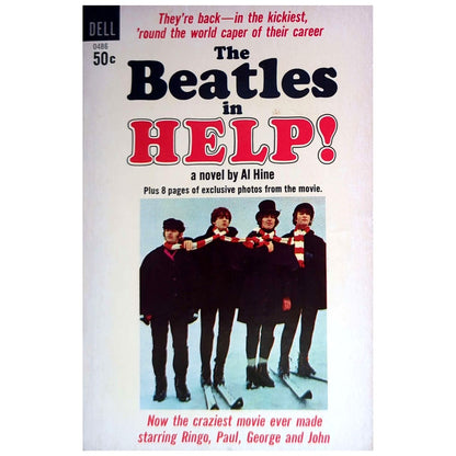 Al Hine - Beatles in Help! Paperback Book US Ed (1965)