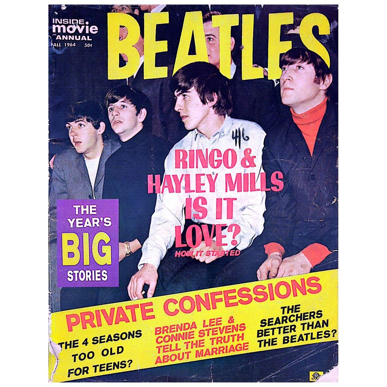 Beatles - Inside Movie Annual Magazine Fall 1964