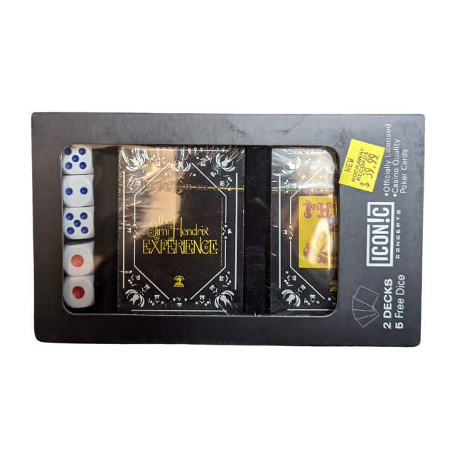 Jimi Hendrix - Twin Pack Playing Cards with dice