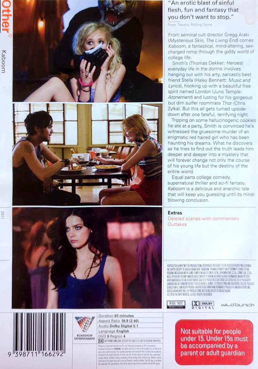 Gregg Araki - Kaboom (2010) DVD (Used)