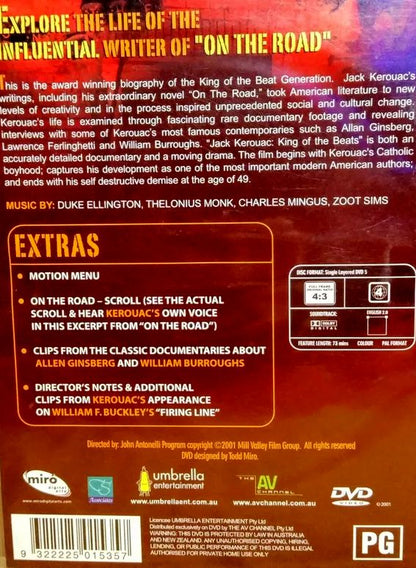 Jack Kerouac - King Of The Beats DVD