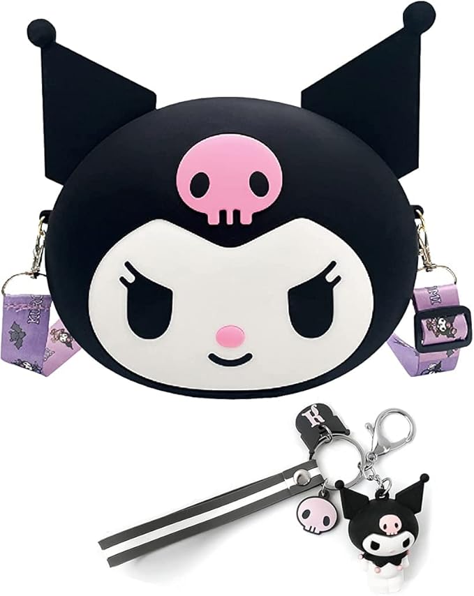 Hello Kitty - Kuromi Head Shape Shoulder Bag