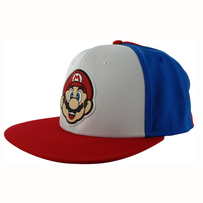 Super Mario Brothers - Mario Face Cap