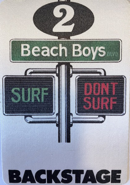 Beach Boys -  Backstage Pass TRAFFIC LIGHTS WHITE