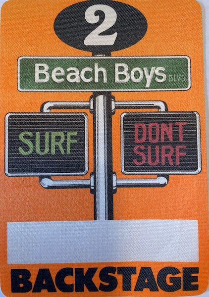 Beach Boys - Backstage Pass TRAFFIC LIGHTS ORANGE