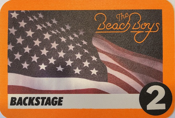 Beach Boys - Backstage Pass FLAG ORANGE