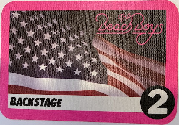 Beach Boys - Backstage Pass FLAG PINK