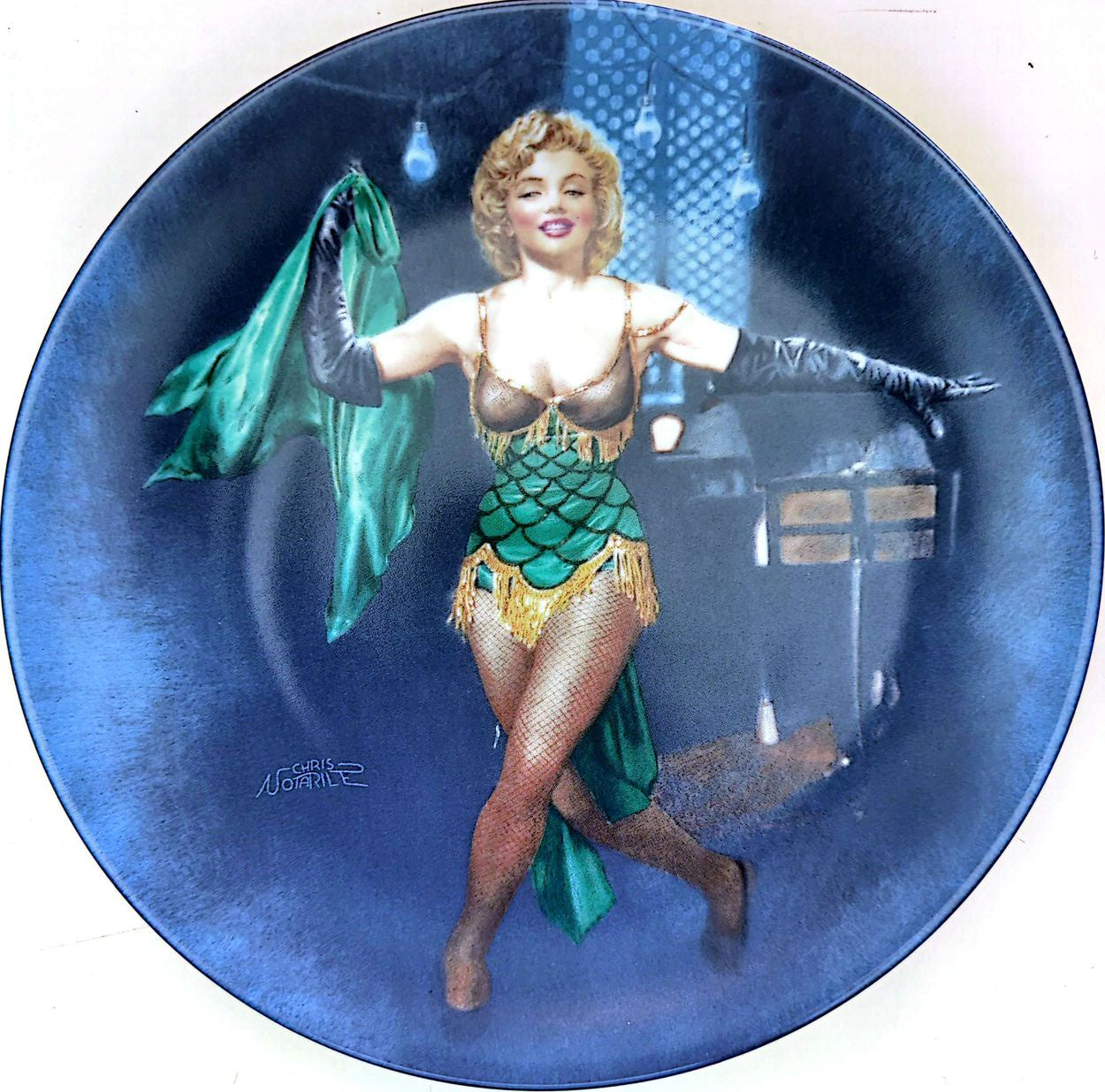 Marilyn Monroe - Vintage 1992 Delphi Bus Stop Plate #4462C + COA (No Box)