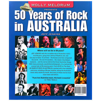 Jeff Jenkins - 2007 Molly Meldrum Presents 50 Years Of Rock In Australia Book 1st Ed. (Used)