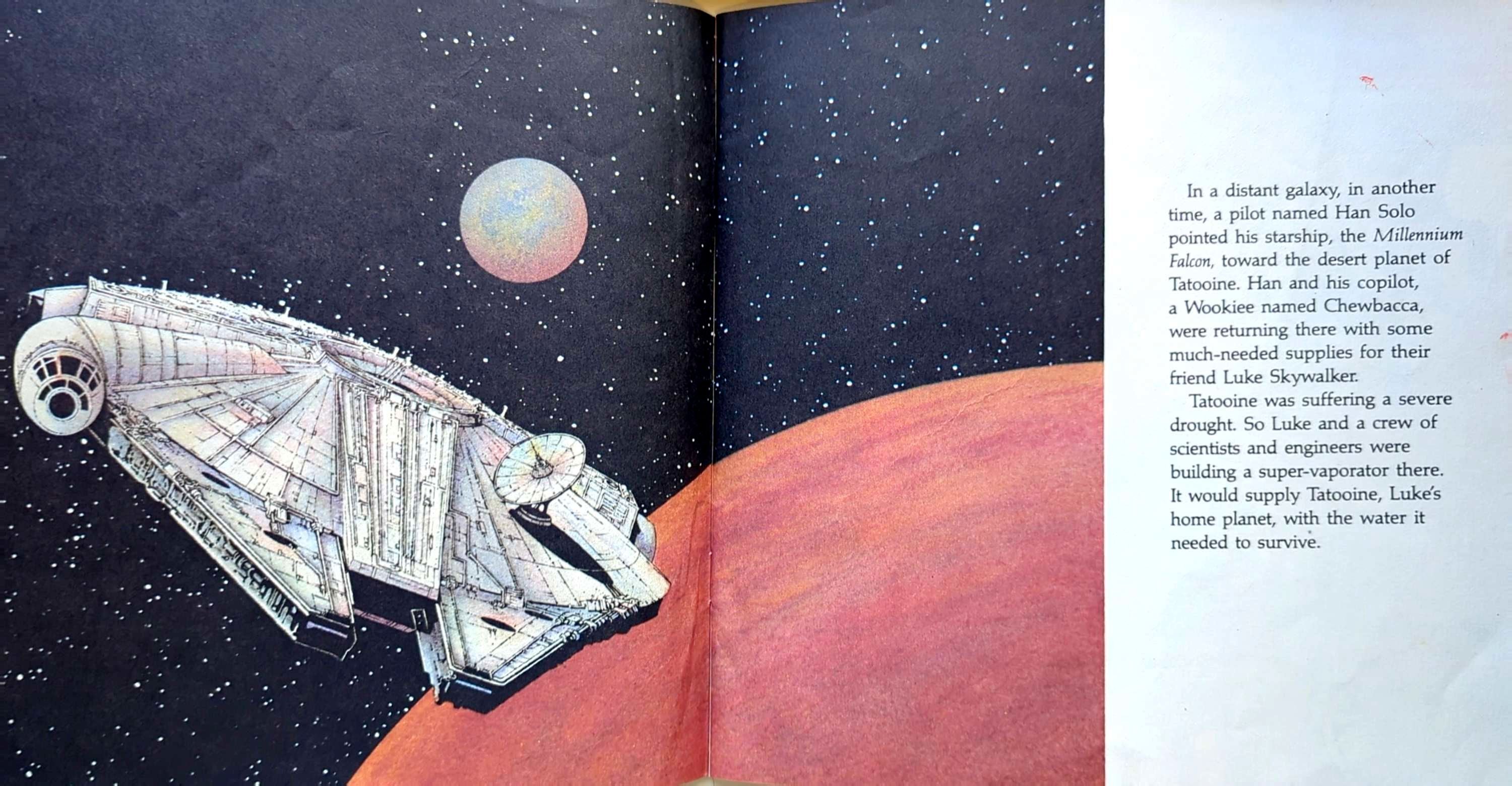 Star Wars - The Mystery Of The Rebellious Robot Softcover Book (1979)