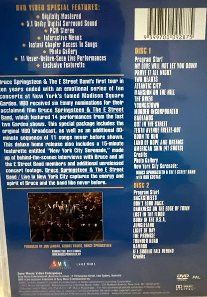 Bruce Springsteen & The E-Street Band – Live In New York City 2DVD