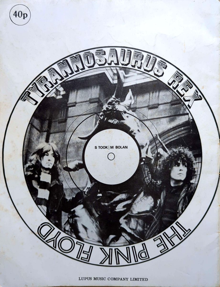 Pink Floyd & T-Rex - Tyrannosaurus Rex & Pink Floyd Sheet Music Book (1969)