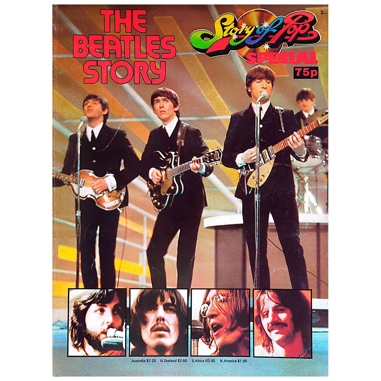 Beatles - 1974 Beatles Story Of Pop Special Book Magazine