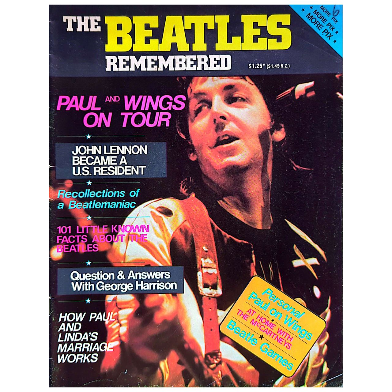 Beatles - 1970s Beatles Remembered Magazine
