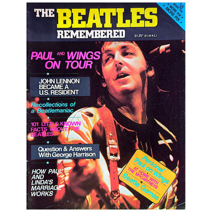 Beatles - 1970s Beatles Remembered Magazine