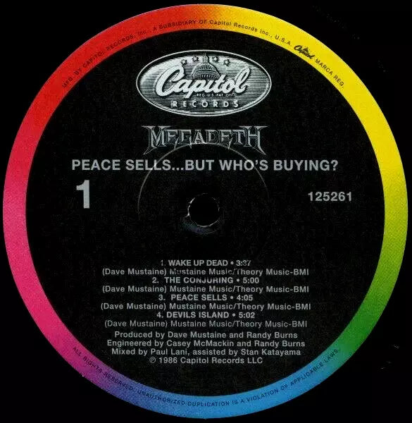 Megadeth – Peace Sells... But Who's Buying? Vinyl LP (Used)