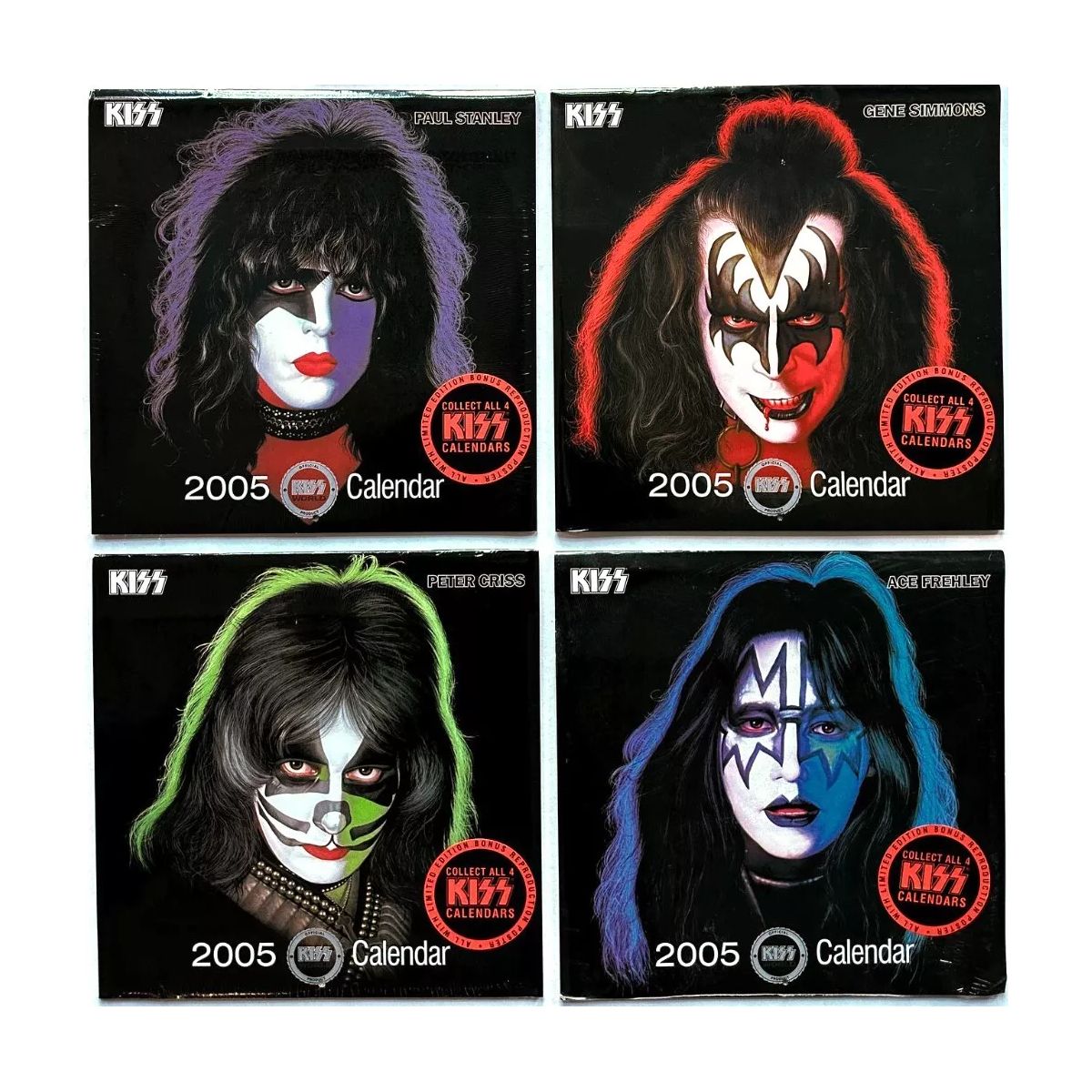 KISS - 2005 Calendar Set of 4 Includes Posters (Sealed)