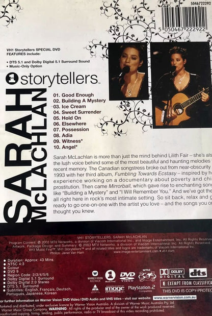 Sarah McLachlan – VH1 Storytellers DVD