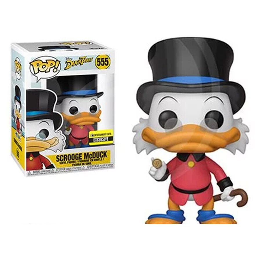 Duck Tales - Scrooge McDuck Red Coat Entertainment Earth Collectable Pop! Vinyl #555 (Used)