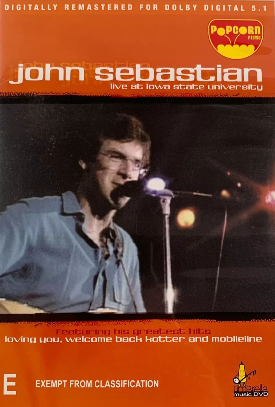 John Sebastian – Live At Iowa State University DVD (Used)