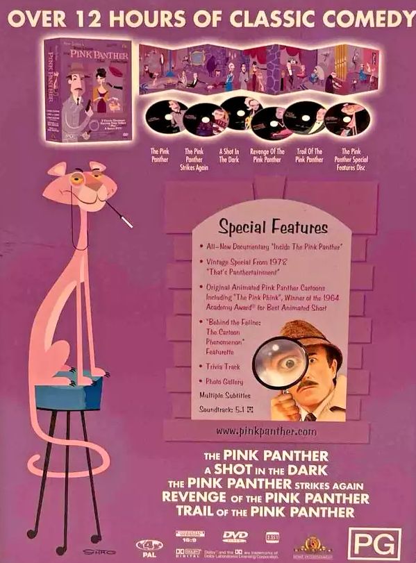 Peter Sellers - Blake Edwards' The Pink Panther Film Collection 6DVD Boxset