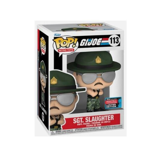 G.I. Joe Sgt. Slaughter Pop! Vinyl NYFC22 Exclusive