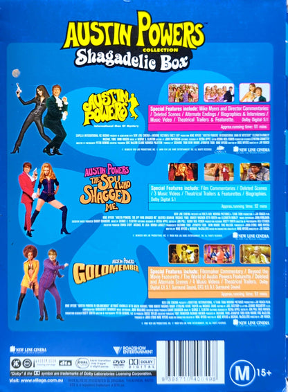 Mike Myers - Austin Powers Collection Shagadelic Box 3DVD Boxset (Used)