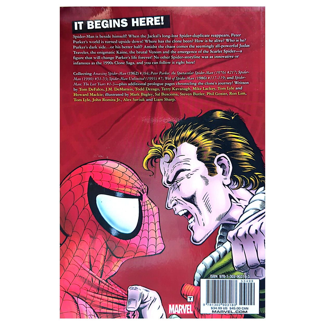 Marvel - Amazing Spider-Man Complete Clone Saga Epic Book 1 (Used)
