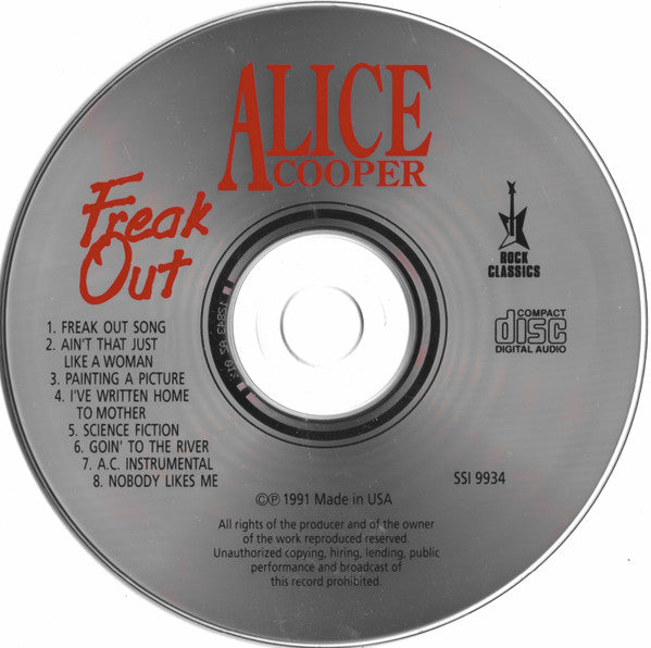 Alice Cooper - Freak Out - Unofficial Live CD