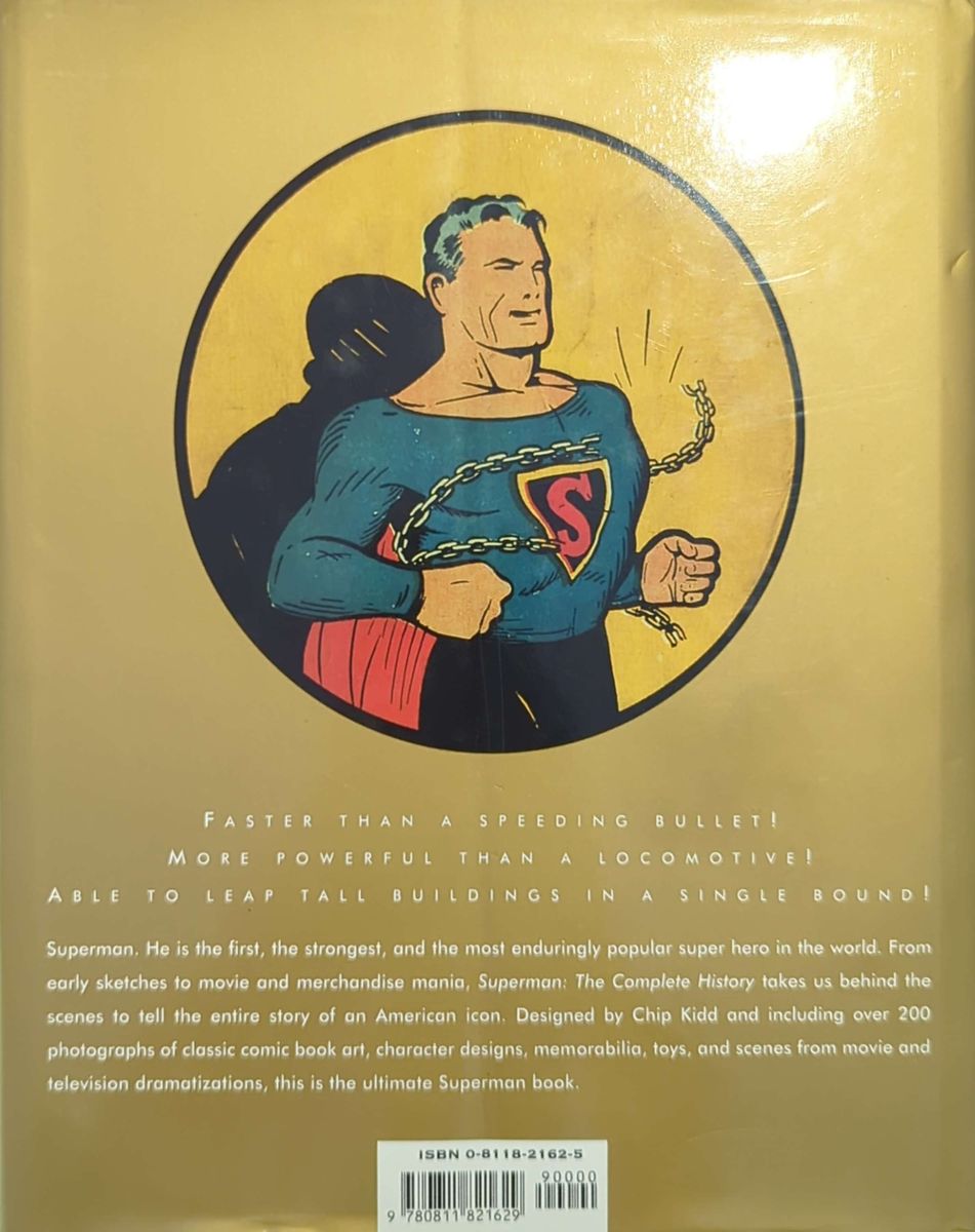 Les Daniels - Superman: The Complete History, The Life &Times Of The Man Of Steel Hardcover Book (1998)