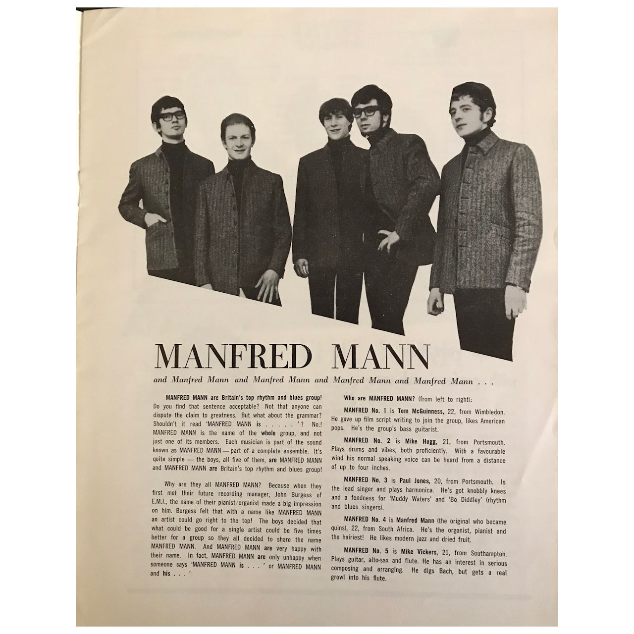 Various Artists -The Big Show January 1965 Australia Original Concert Tour Program
