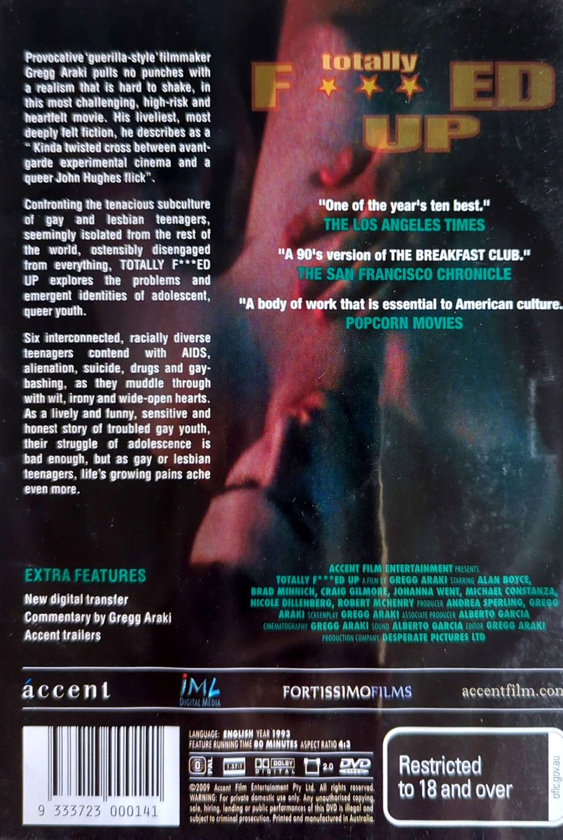 Gregg Araki - Totally F***ed Up (1993) DVD (Used)