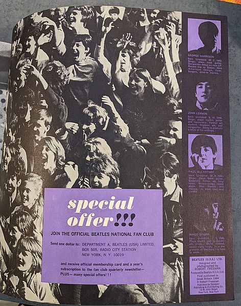 Beatles - 1964 USA Ltd Original Concert Tour Program