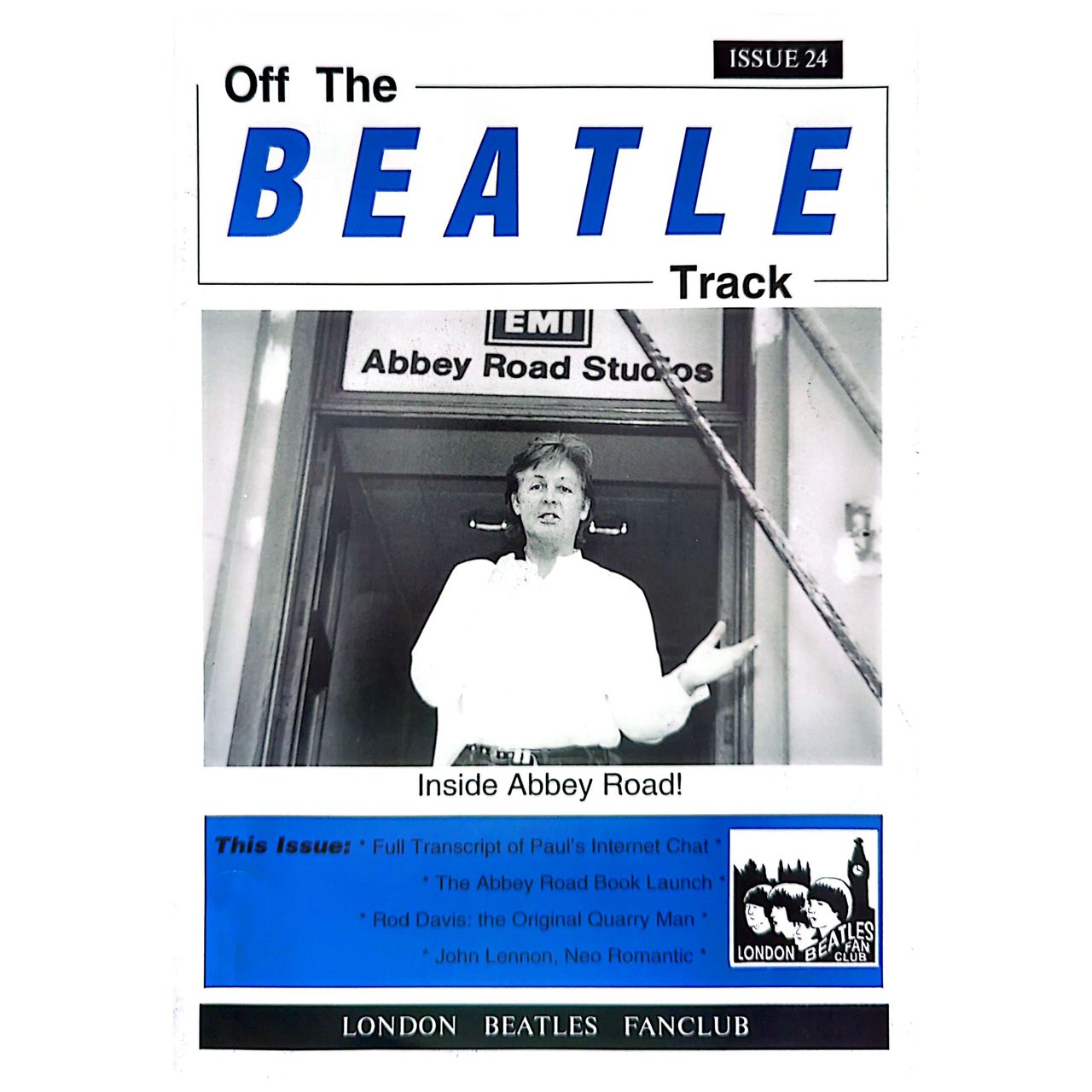 London Beatles Fanclub - 1997 Off The Beatle Track Magazine Issue 24