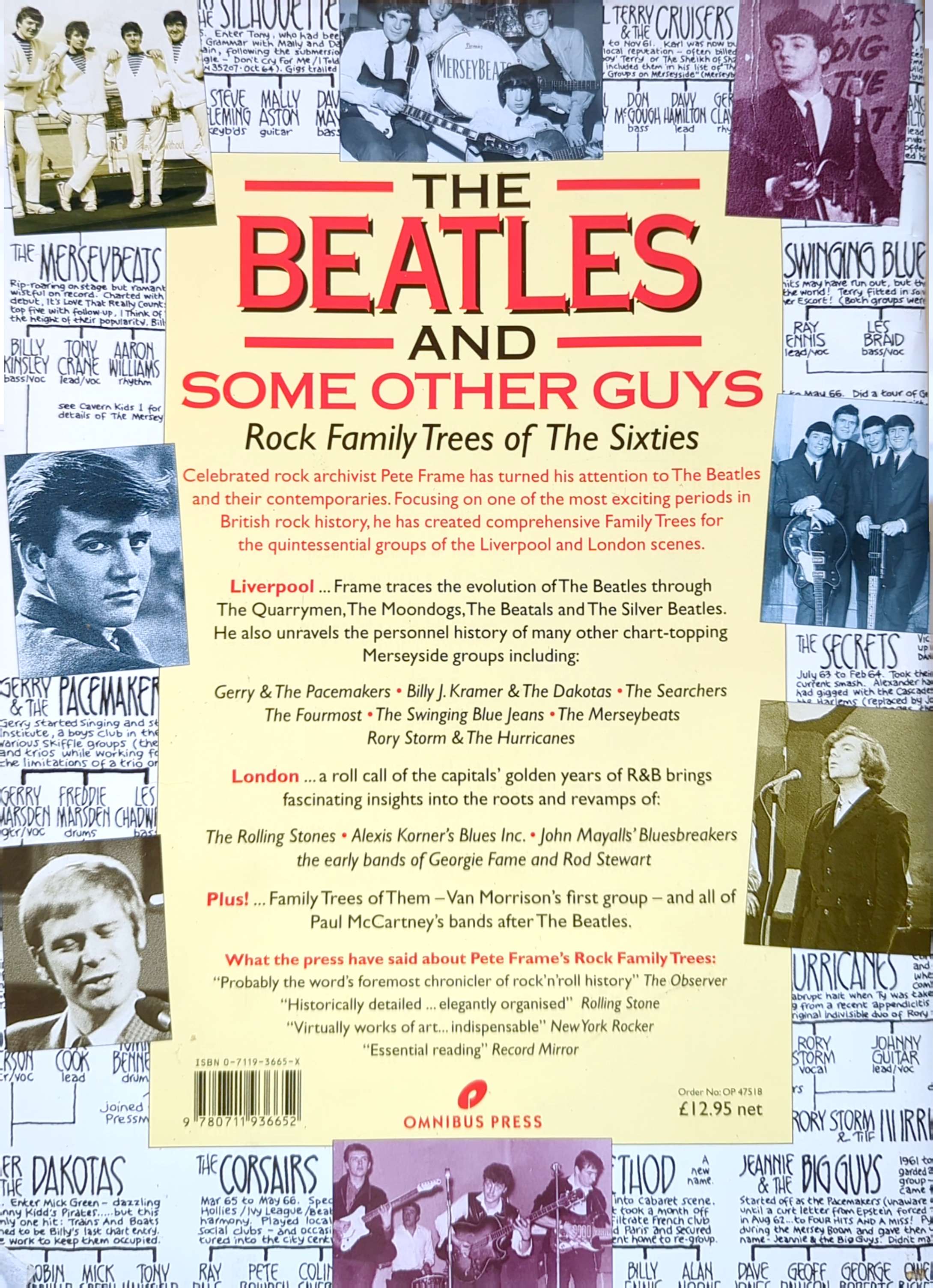 Pete Frame - The Beatles & Some Other Guys: Rock Family Trees Of The Early Sixties Book (1997)
