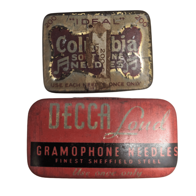 Gramaphone Needles - Various Used Vintage Tins