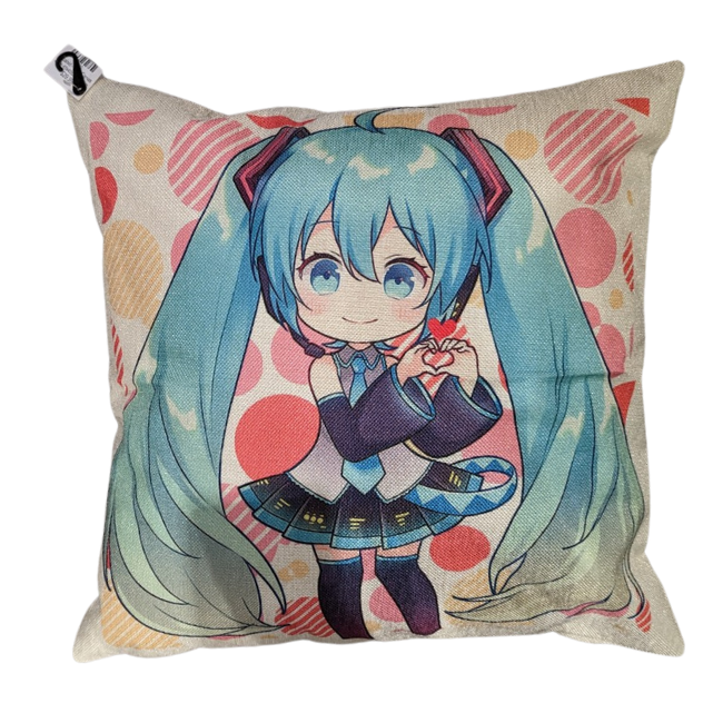 Vocaloid  - Miku Canvas Style 45x45cm Cushion