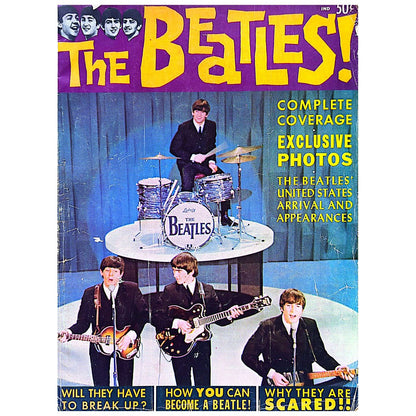 Beatles - 1964 Complete Coverage Of New York Appearance Magazine (Used)