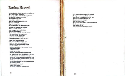 Bob Dylan - Writings & Drawings Hardcover Book (1973)