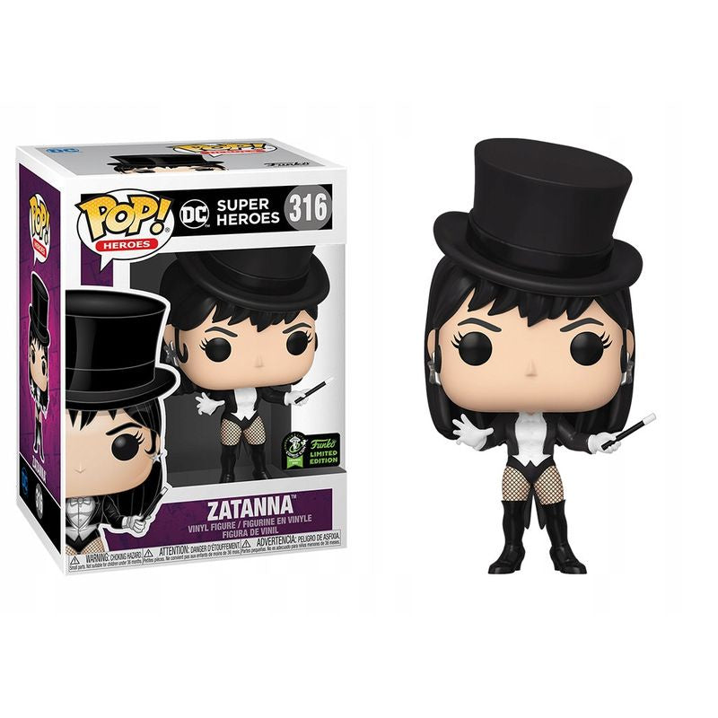 DC Super Heroes - Zatanna 2020 ECCC Collectable Pop! Vinyl #316 (Used)